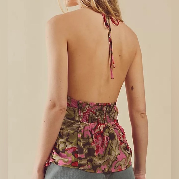 NWOT Free People Kyle Printed Top - Picture 4 of 5